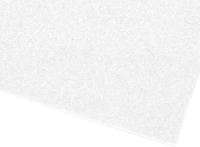 Art&Craft A4 Glitteres dekorgumi készlet - Fehér (10 db/csomag)