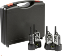 Stabo 20444 freecomm 400 4 darabos Walkie Talkie 10 km hatótávval kofferben - Fekete