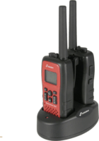 Stabo 20851 freecomm 850 2 darabos Walkie Talkie 10 km hatótávval - Fekete/Piros