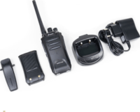 Stabo 20283 Freetalk digi 8 Walkie Talkie szett 10 km hatótávval kofferben - Fekete