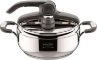 Lagostina Briosa Rozsdamentes Acél Kukta Fazék Ø 22cm 3,5L - Ezüst