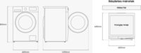 Samsung WD11DG5B15BBLE Mosó-Szárítógép - Fekete