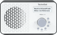 Technisat VIOLA 200 Digitális hordozható DAB+ FM Zsebrádió - Fekete / Fehér