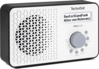 Technisat VIOLA 200 Digitális hordozható DAB+ FM Zsebrádió - Fekete / Fehér
