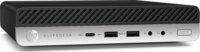 HP EliteDesk 800 G4 Micro Számítógép Fekete (Intel Core i5-8500T / 16GB / 256GB SSD / Win 11 Pro) - Használt