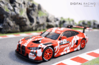 Carrera Hybrid BMW M4 GT3 Műanyag Autó Modell 1:50