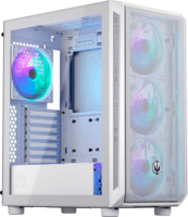 Endorfy ARX 500 Midi Torony Számítógépház + 4db 140mm ARGB ventilátor - Fehér