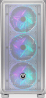 Endorfy ARX 500 Midi Torony Számítógépház + 4db 140mm ARGB ventilátor - Fehér