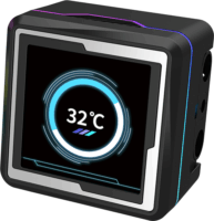 RAIDMAX LM360 360mm ARGB All In One Univerzális CPU Vízhűtés - Fekete