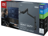 One for All DM5110 Heavy Duty 17"-50" Monitor asztali tartó kar - Fekete