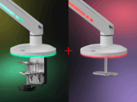 One for All DM8120 13"-43" Monitor asztali tartó kar - Fehér