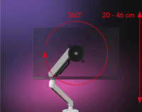 One for All DM8120 13"-43" Monitor asztali tartó kar - Fehér