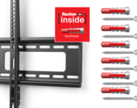 One for All WM4910 Flat Jumbo 42"-120" LCD TV Fali tartó konzol - Fekete