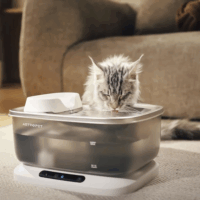 Astropet Poseidon Pro Automata Kisállat Itató 7L - Ezüst / Fehér