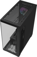 Raidmax i800 Midi Torony Számítógépház + 4db 120mm ARGB ventilátor - Fekete