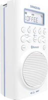 Sangean H-205D BT (Aquatic 205) Bluetooth hordozható Fürdőszobai DAB+ FM Zsebrádió - Fehér / Kék