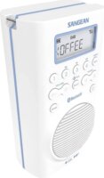 Sangean H-205D BT (Aquatic 205) Bluetooth hordozható Fürdőszobai DAB+ FM Zsebrádió - Fehér / Kék