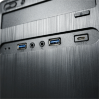 LC-Power LC-2017MB-ON Micro Torony Számítógépház - Fekete