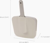 Joseph Joseph CleanTech Falra szerelhető lapát- és kefe készlet - Szürke