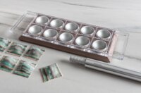 Marcato Aluminium Ravioli Készítő forma 20 x 10 x 2 cm - Puderrózsaszín