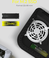 ICY BOX IB-M2HS-PS5 M.2 SSD Hűtőborda (PS5 / PC) - Fekete