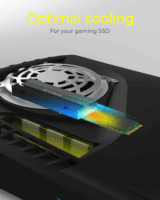 ICY BOX IB-M2HS-PS5 M.2 SSD Hűtőborda (PS5 / PC) - Fekete