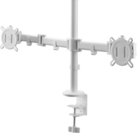 One for All DM2220 13"-32" Monitor asztali tartó kar - Fehér (2 kijelző)