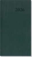 Period Standard 90x165 mm 2026 Zsebnaptár - Zöld