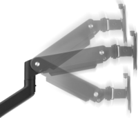 One for All DM4110 13"-35" Monitor asztali tartó kar - Fekete