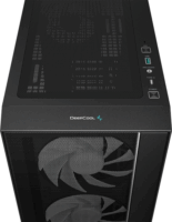 DeepCool MATREXX 55 Mesh V4 C Midi Torony Számítógépház + 3db 140mm ARGB + 1db 120mm ARGB ventilátor - Fekete