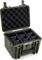 B&W PP.66 DJI Mini 5 Drón Vízálló Hordtáska - Bronz/Zöld