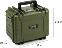 B&W PP.66 DJI Mini 5 Drón Vízálló Hordtáska - Bronz/Zöld