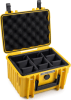 B&W PP.66 DJI Mini 5 Drón Vízálló Hordtáska - Sárga