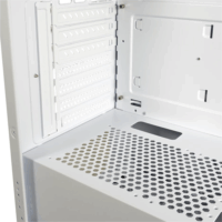 LC-Power LC-715W-ON Midi Torony Számítógépház + 4db 120mm ARGB ventilátor - Fehér