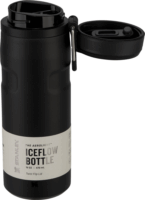 Stanley Iceflow Bottle Twist Flip rozsdamentes acél Kulacs 470ml - Fekete