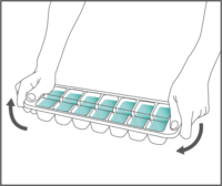 Joseph Joseph Flow Műanyag Jégkockatartó - Kék (2 db-os kiszerelés)