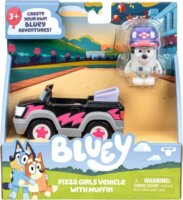 Moose Toys Bluey Autó Pizza Muffin figurával