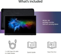 Ricoh 15,6" 150 Mobiler 16:9 FullHD OLED Monitor - Fekete