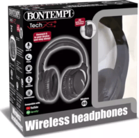 Bontempi Vezeték nélküli Bluetooth fejhallgató zajszűréssel - Fekete