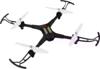 Syma Z4W 4 propelleres összecsukható felfedező drón - Fekete