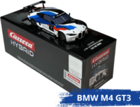 Carrera Hybrid BMW M4 GT3 BMW M Motorsport No.1 autó autópályához - Kék/Fehér