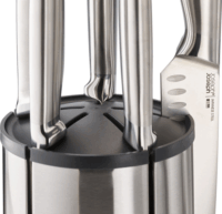 Joseph Joseph Rozsdamentes Acél Késkészlet Forgóálvánnyal 5 Darabos - Ezüst