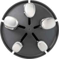 Joseph Joseph Rozsdamentes Acél Késkészlet Forgóálvánnyal 5 Darabos - Ezüst