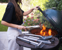 Joseph Joseph GrillOut SST BBQ Rozsdamentes Acél Grillvilla Kihúzható Nyéllel 42cm - Ezüst