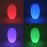 New Garden Apolo 70 Újratölthető LED lámpa beépített hangszóróval 72,5 cm - Fehér