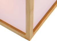 New Garden Vega Bambusz Kültéri asztali Solar LED lámpa 14cm - Barna