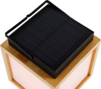 New Garden Vega Bambusz Kültéri asztali Solar LED lámpa 14cm - Barna