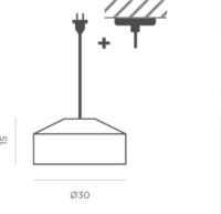 New Garden Calabardina Hang Fűggő mennyezeti lámpa - Zöld