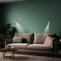 New Garden Roll 4 Újratölthető Fali lámpa 12cm - Fehér