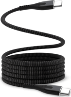 STATIK MagStack Pro USB-C apa - USB-C apa adat és töltő kábel 2m - Fekete